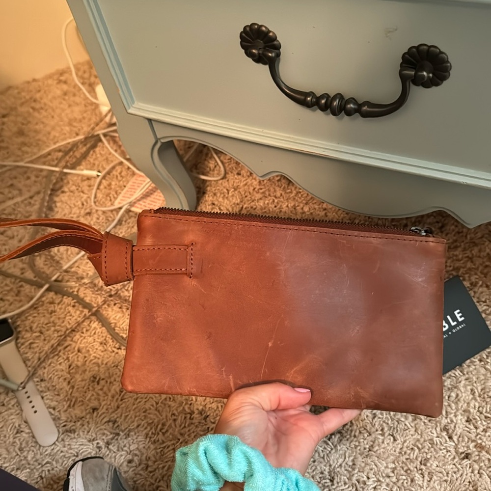 Leather Clutch